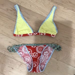 Calvin Klein multi print bikini